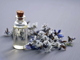 bottle of vitamin E oil for natural skincare