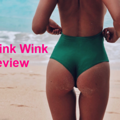 Woman's buttocks and text My Pink Wink Review