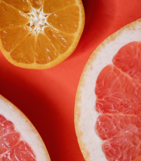 orange and grapefruit improve your complexion