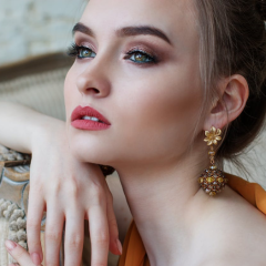 woman with beautiful skin